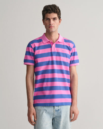 GANT Mens Heavy Washed Stripe Polo