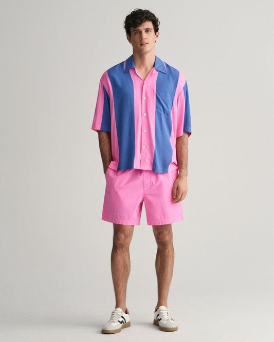 GANT Mens Drawcord Cotton Shorts - 649 Clear Pink