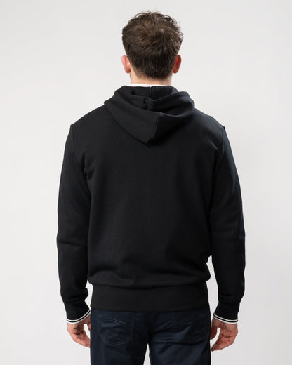 Fred Perry Mens Zip Through Hoodie NOS - Black 198