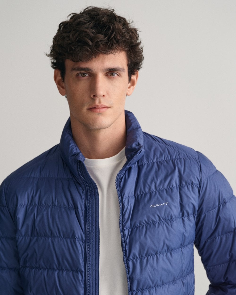 GANT Light Mens Down Jacket - 444 Sailor Navy