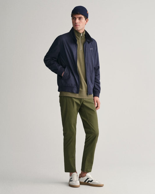 GANT Mens Lightweight Harrington Jacket - 433 Evening Blue