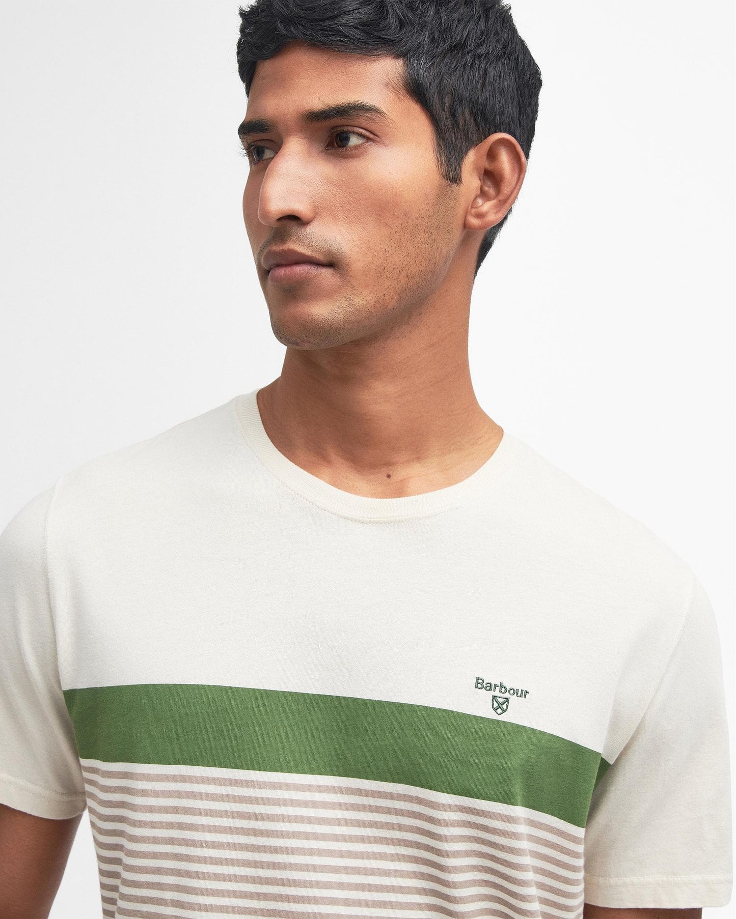 Barbour Braeside Mens Tee - Rainy Day