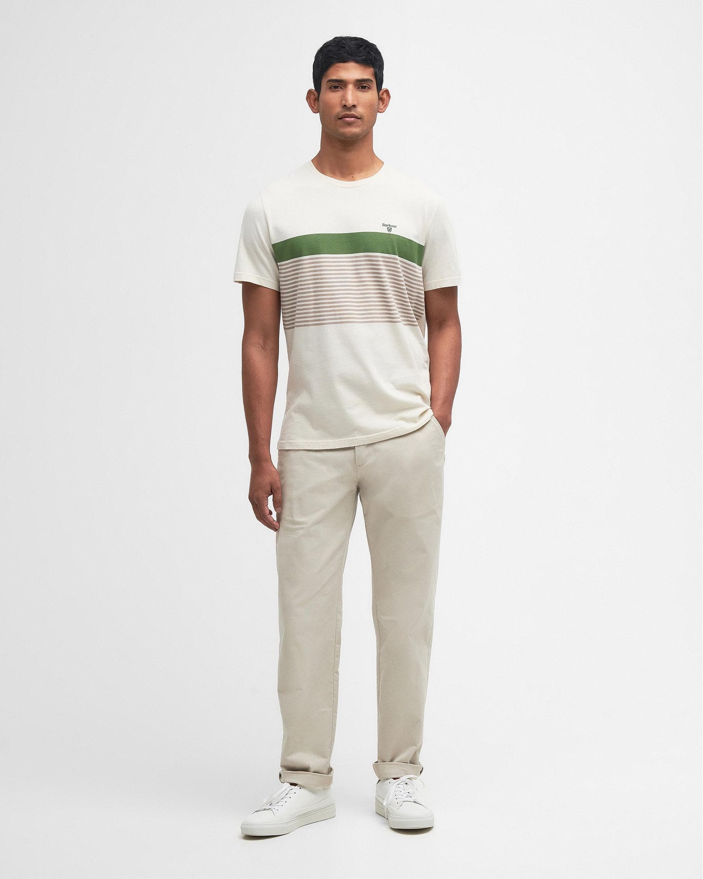 Barbour Braeside Mens Tee - Rainy Day