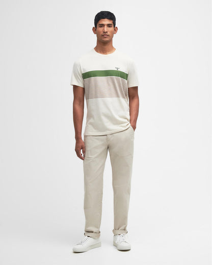 Barbour Braeside Mens Tee - Rainy Day