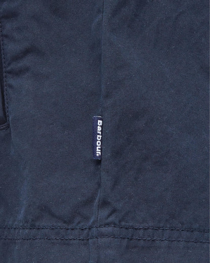 Barbour Castlebay Mens Garment Dyed Overshirt - Navy