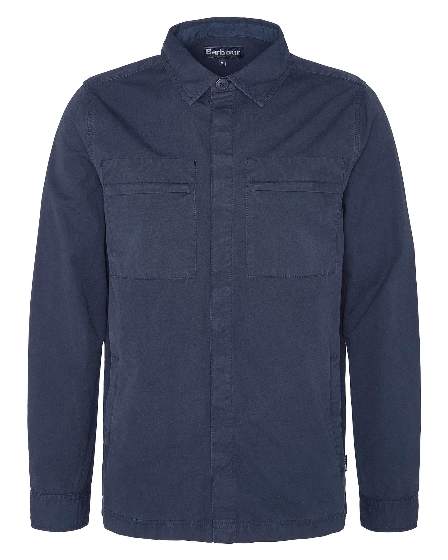 Barbour Castlebay Mens Garment Dyed Overshirt - Navy