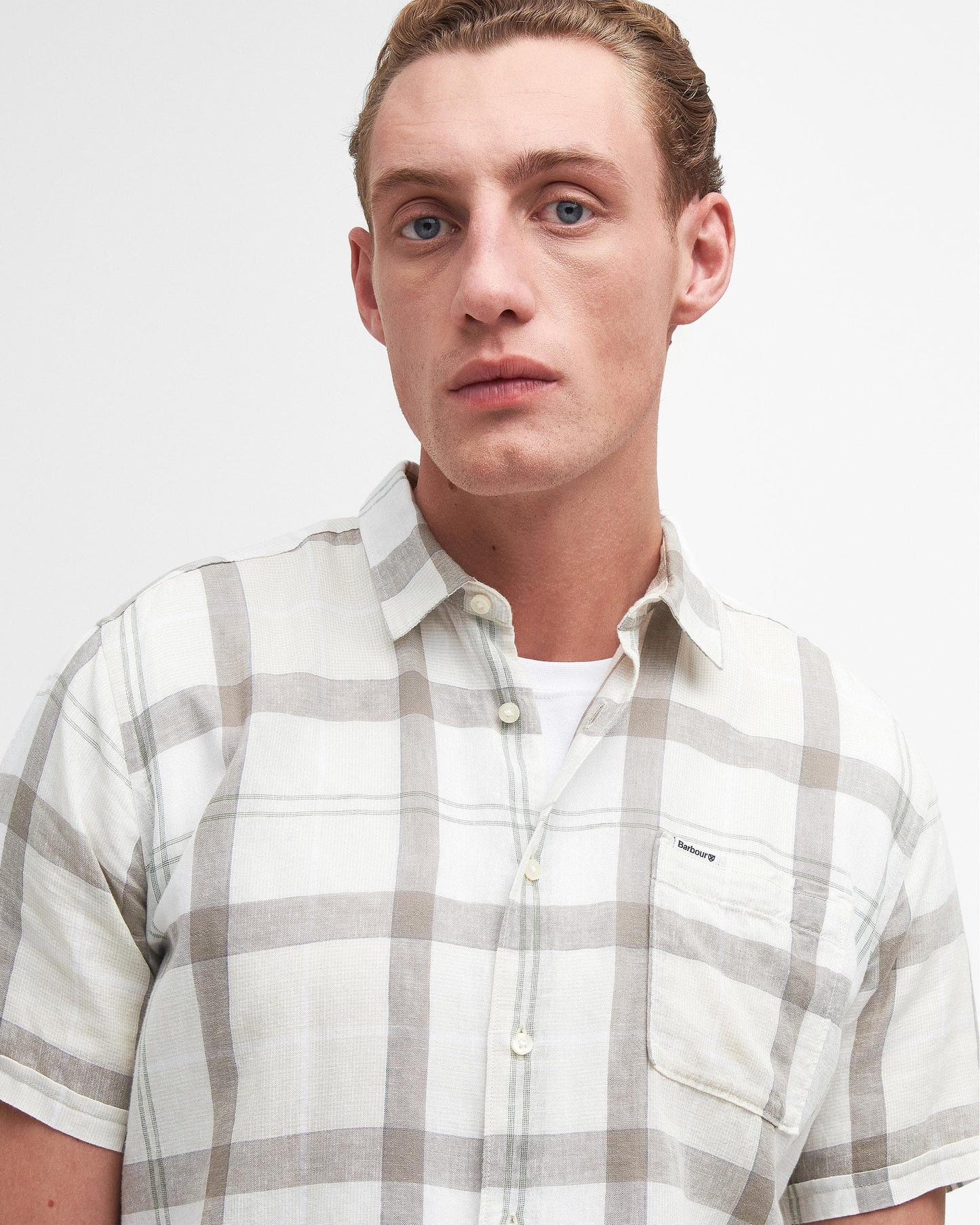 Barbour Croft Mens Summer Shirt - Saltmarsh Tartan