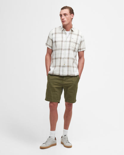 Barbour Croft Mens Summer Shirt - Saltmarsh Tartan