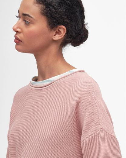 Barbour Marine Womens Jumper - Misty Rose