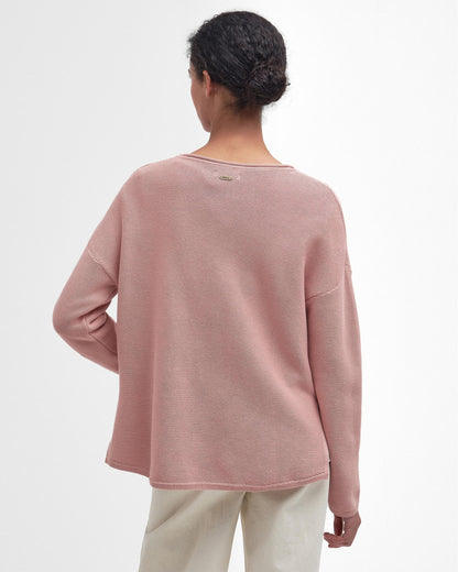 Barbour Marine Womens Jumper - Misty Rose