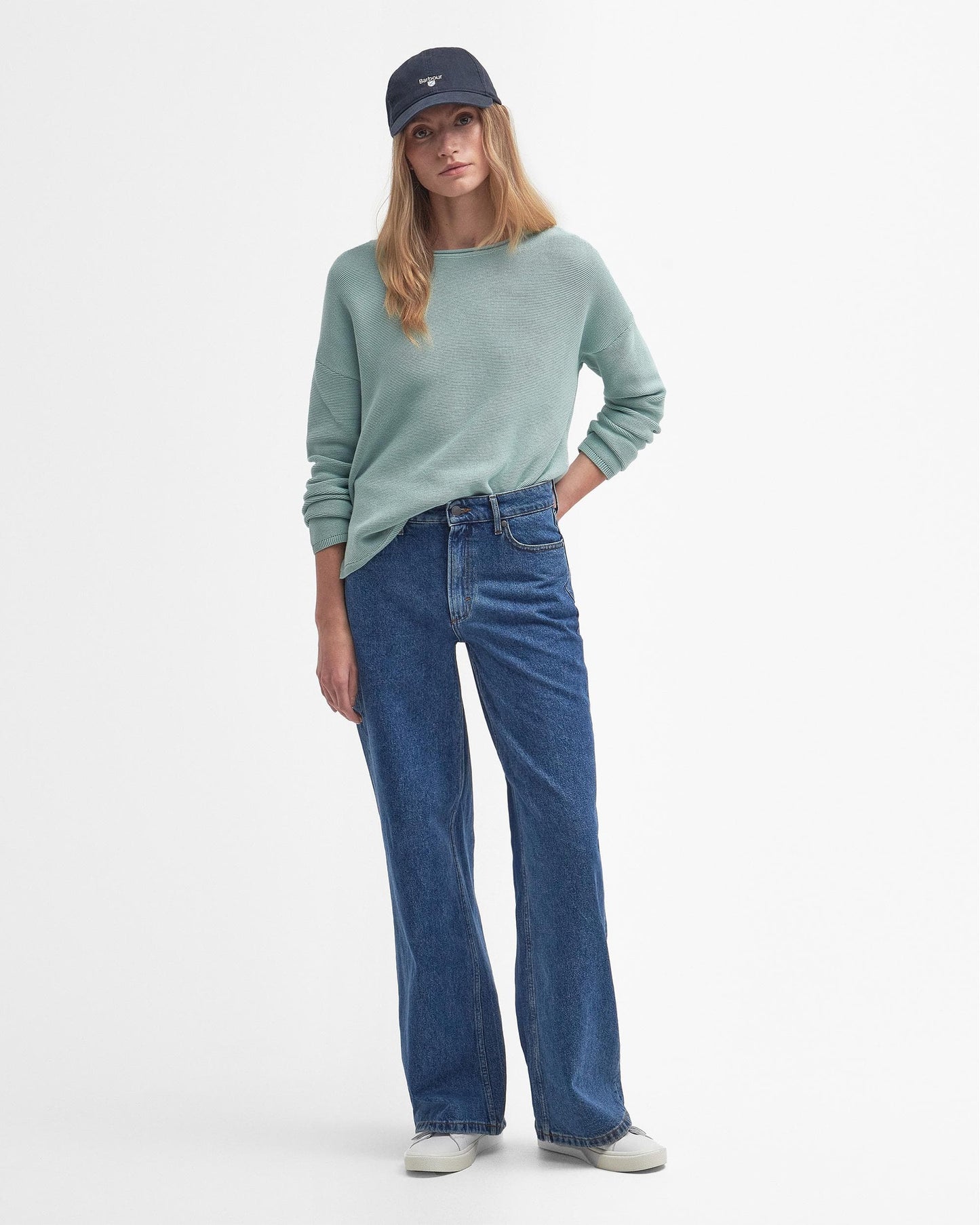 Barbour Marine Womens Jumper - Blue Haze
