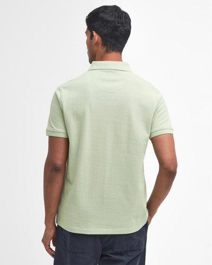 Barbour Mens Sports Polo Shirt - Vintage Green