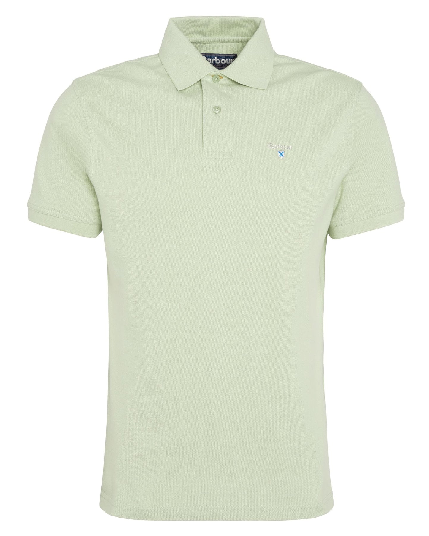 Barbour Mens Sports Polo Shirt - Vintage Green