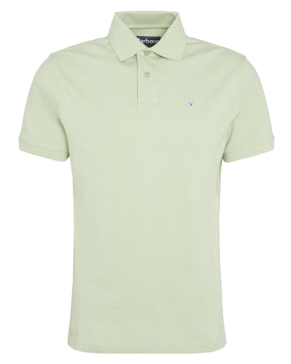 Barbour Mens Sports Polo Shirt - Vintage Green