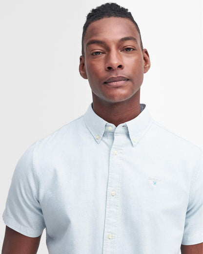 Barbour Oxtown Mens Tailored Shirt - Blue Chalk