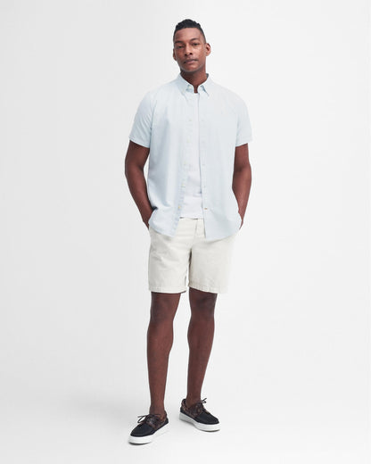 Barbour Oxtown Mens Tailored Shirt - Blue Chalk