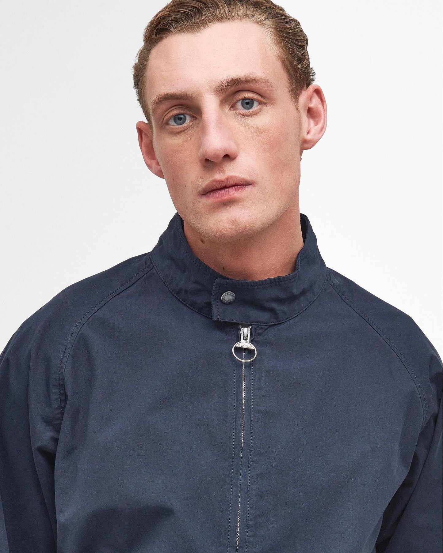 Barbour Royston Cotton Mens Casual Jacket - Navy