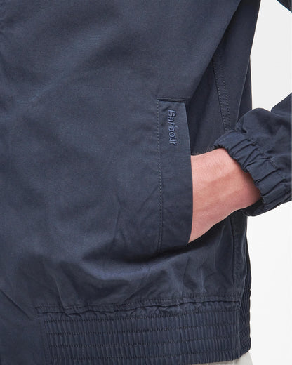 Barbour Royston Cotton Mens Casual Jacket - Navy