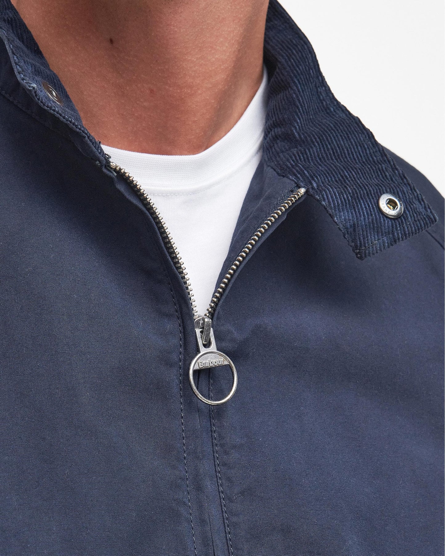 Barbour Royston Cotton Mens Casual Jacket - Navy