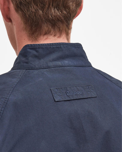 Barbour Royston Cotton Mens Casual Jacket - Navy