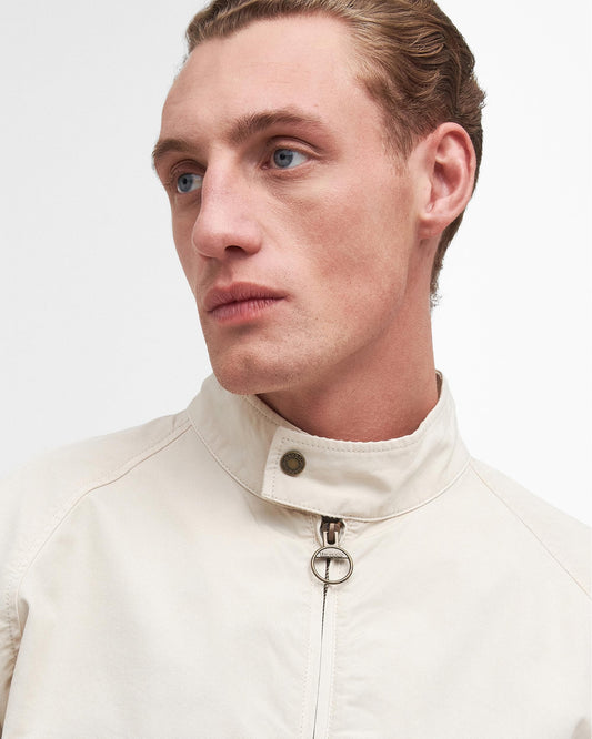 Barbour Royston Cotton Mens Casual Jacket - Rainy Day
