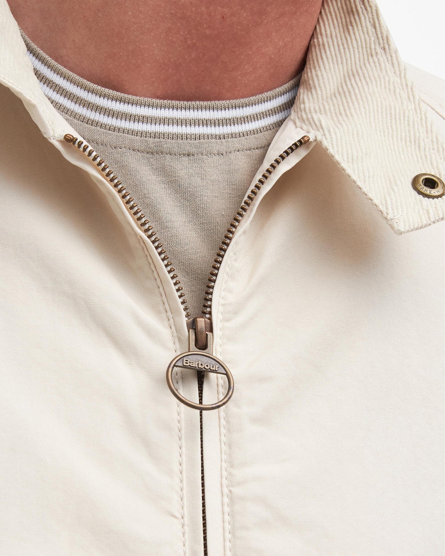 Barbour Royston Cotton Mens Casual Jacket - Rainy Day