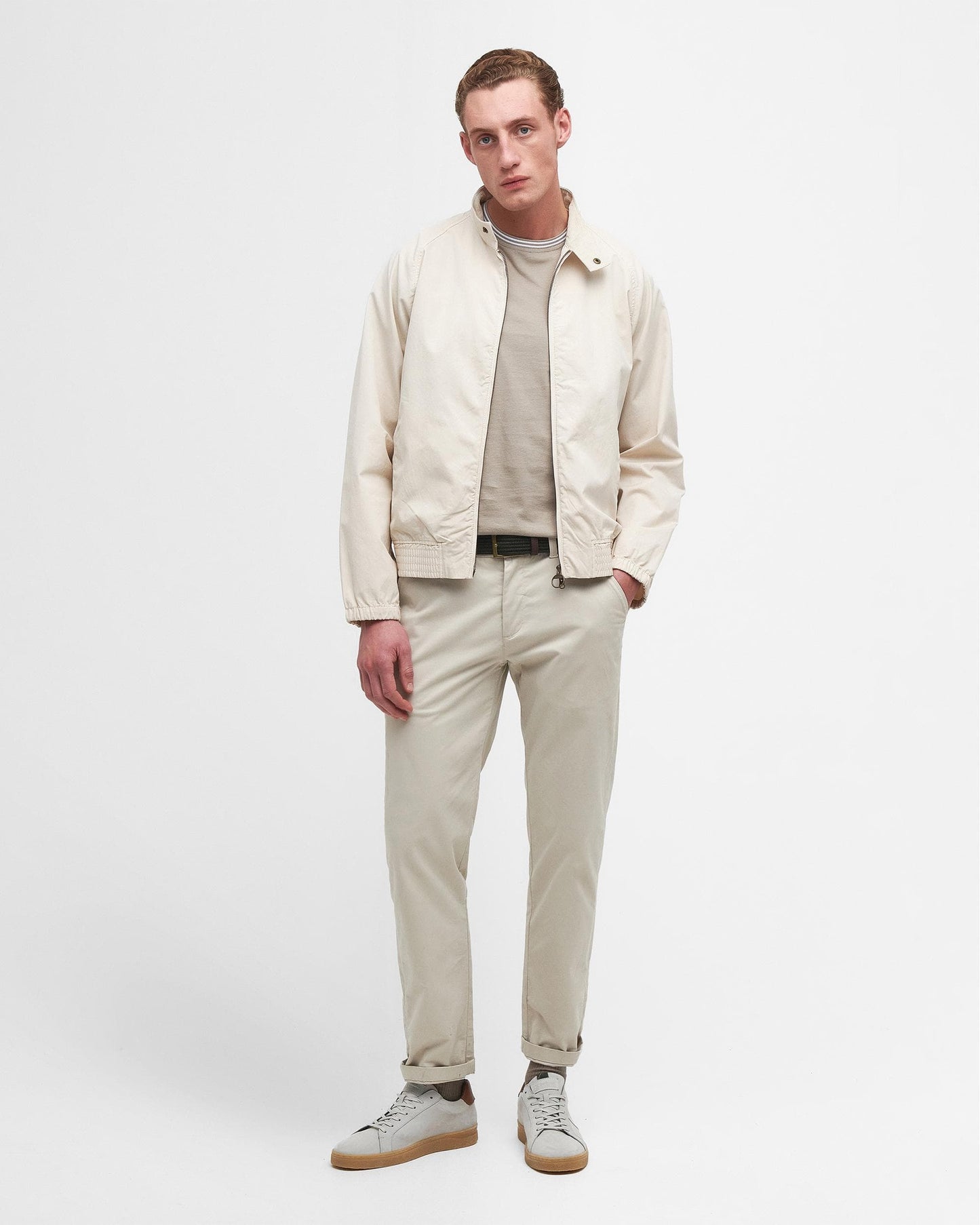 Barbour Royston Cotton Mens Casual Jacket - Rainy Day