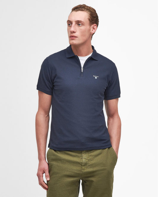 Barbour Barbour Wadworth Mens Tailored Zip Polo Shirt