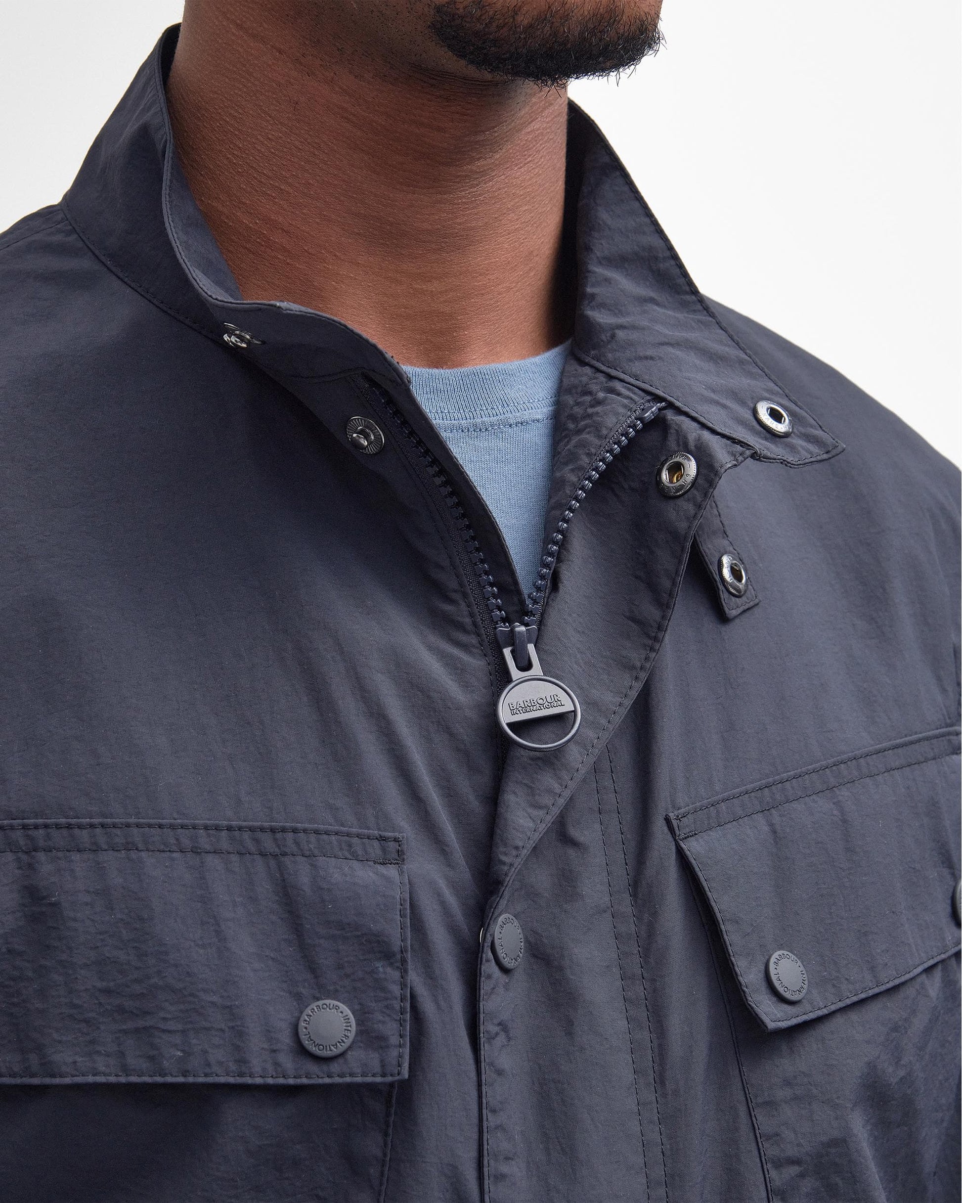 Barbour International Barbour International Hayledon Mens Tailored Biker Jacket