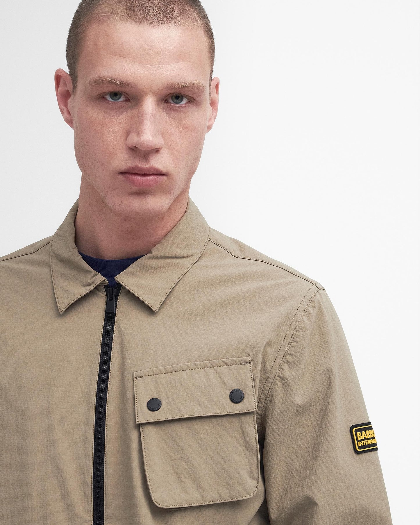 Barbour International Barbour International Gate Mens Zipped Overshirt