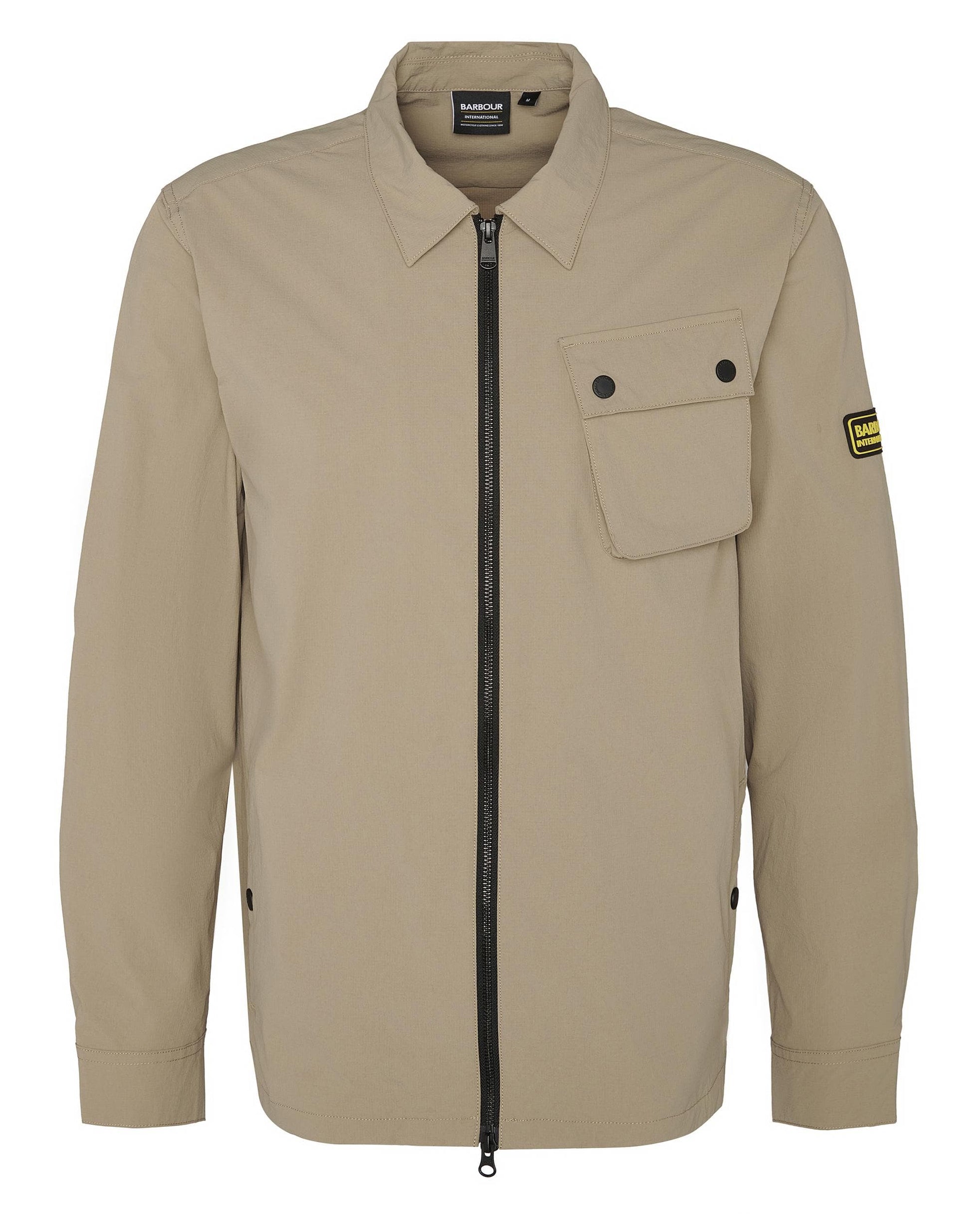Barbour International Barbour International Gate Mens Zipped Overshirt