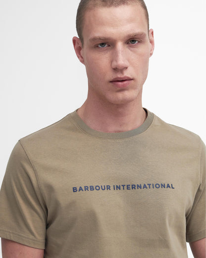 Barbour International Motored Mens Tailored T-Shirt - Coriander