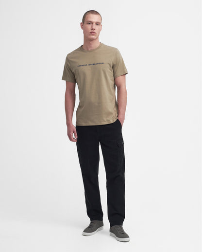 Barbour International Motored Mens Tailored T-Shirt - Coriander