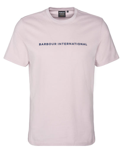 Barbour International Motored Mens Tailored T-Shirt - Dusk Pink