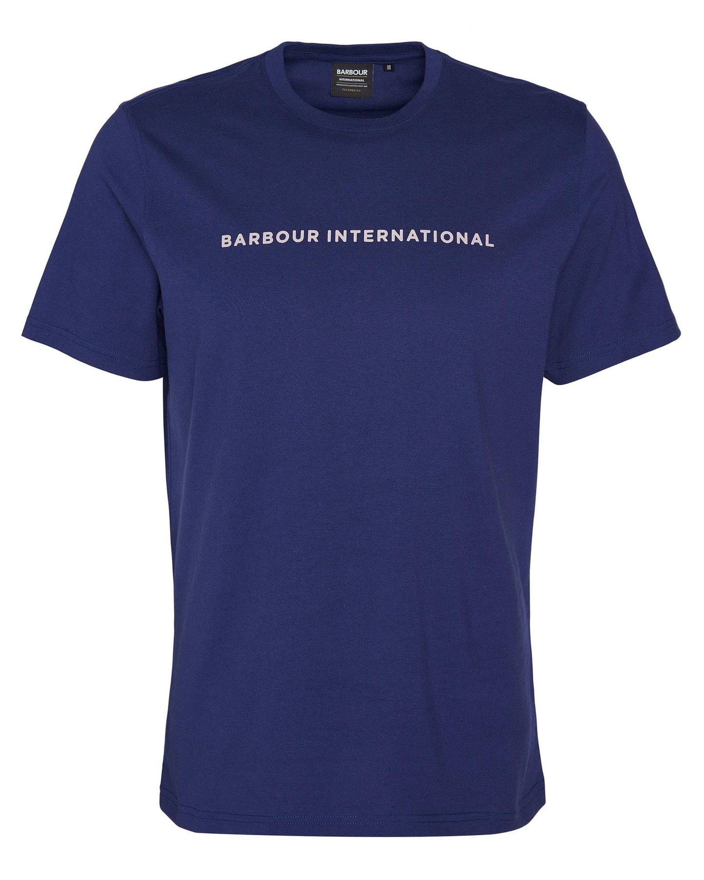 Barbour International Motored Mens Tailored T-Shirt - Pigment Navy