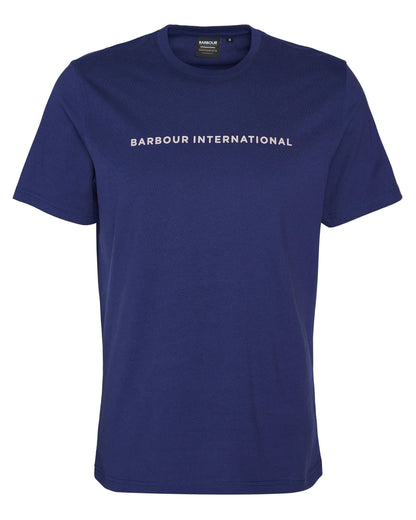 Barbour International Motored Mens Tailored T-Shirt - Pigment Navy
