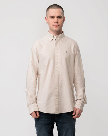 GANT Mens Slim Fit Long Sleeve Oxford Shirt