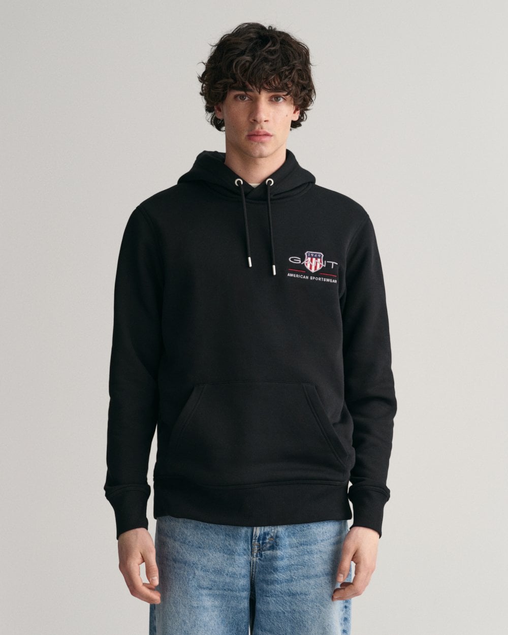 GANT Mens Regular Fit Medium Archive Shield Pullover Hoodie