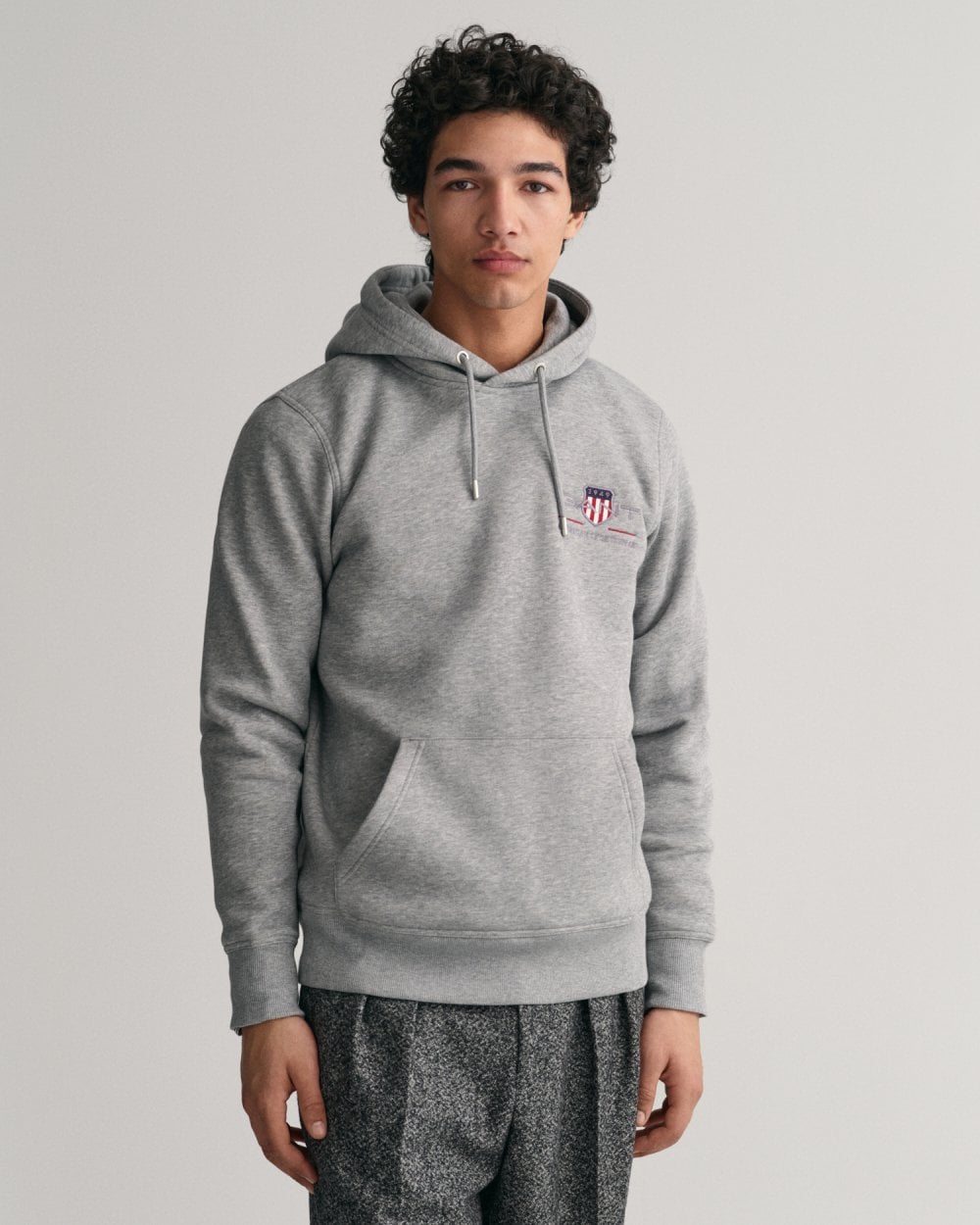 GANT Mens Regular Fit Medium Archive Shield Pullover Hoodie