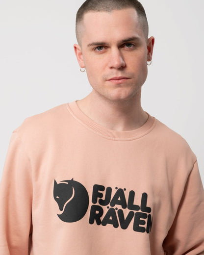 Fjallraven Logo Mens Sweatshirt - Chalk Rose 302