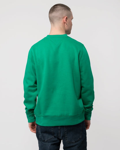Tommy Hilfiger Tommy Logo Mens Sweatshirt - Olympic Green