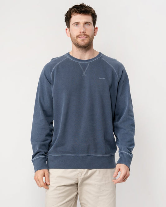 GANT GANT Mens Sunfaded Crew-Neck Sweatshirt