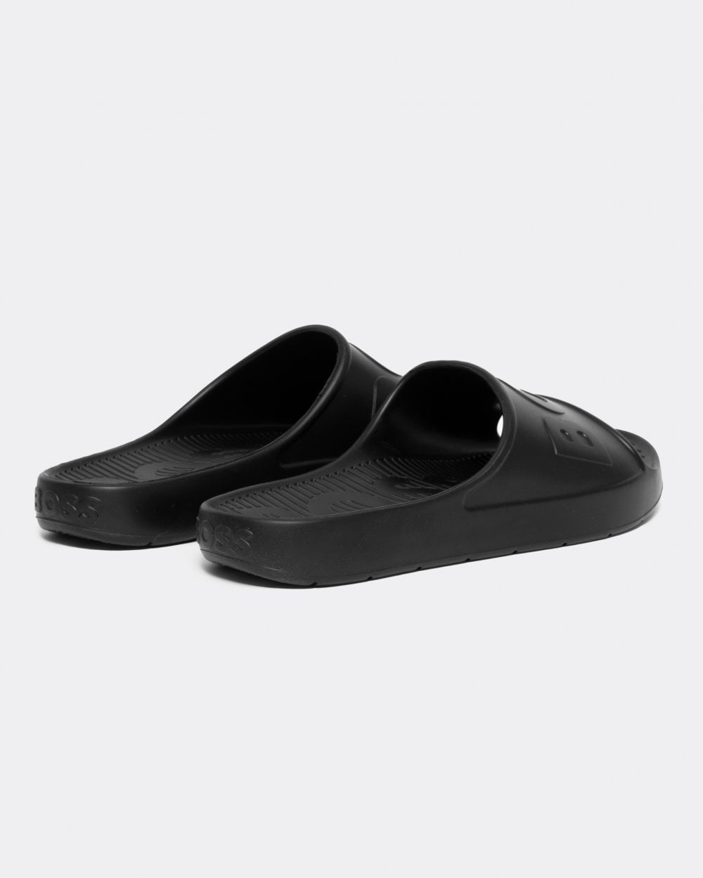 BOSS Orange Darian Mens Lightweight EVA Slides with Logo Strap - Black 001