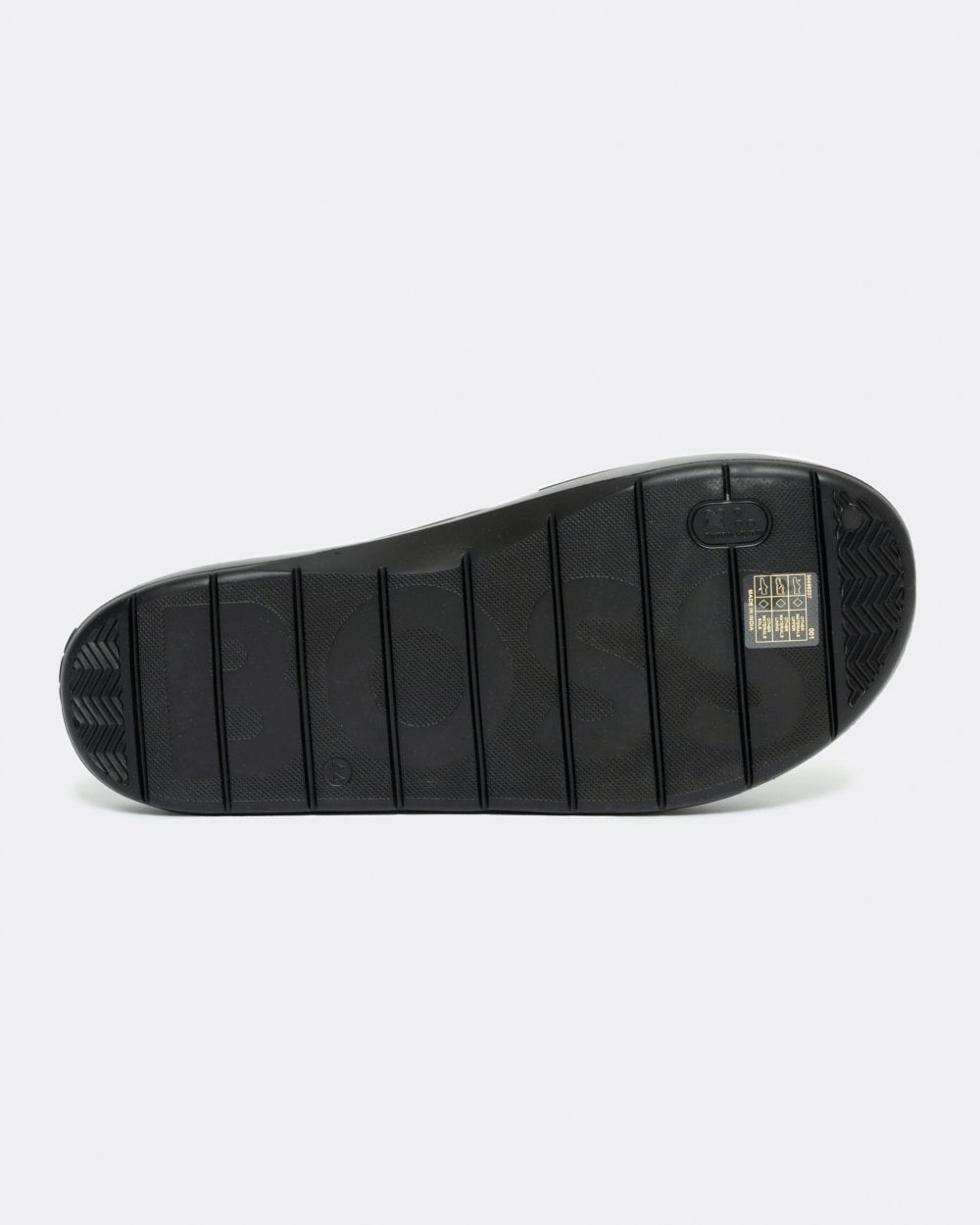 BOSS Orange Darian Mens Lightweight EVA Slides with Logo Strap - Black 001