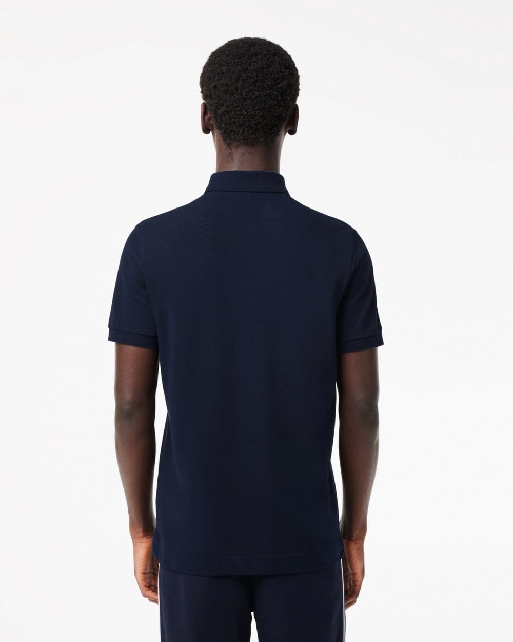 Lacoste Smart Paris Mens Stretch Cotton Polo Shirt - Midnight Blue 166