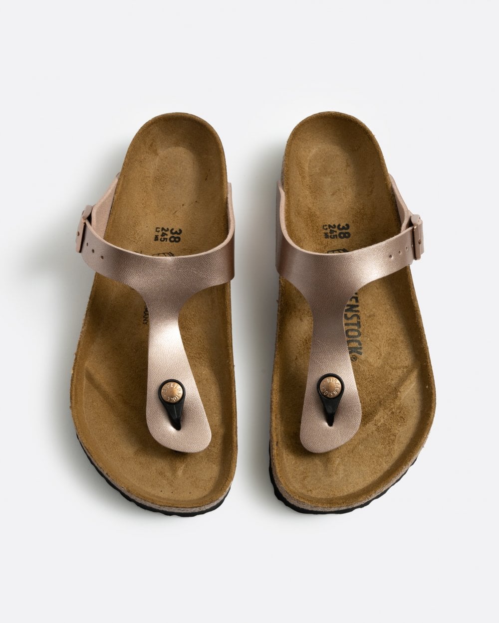 Birkenstock Gizeh BF Womens Sandals - Metallic Copper