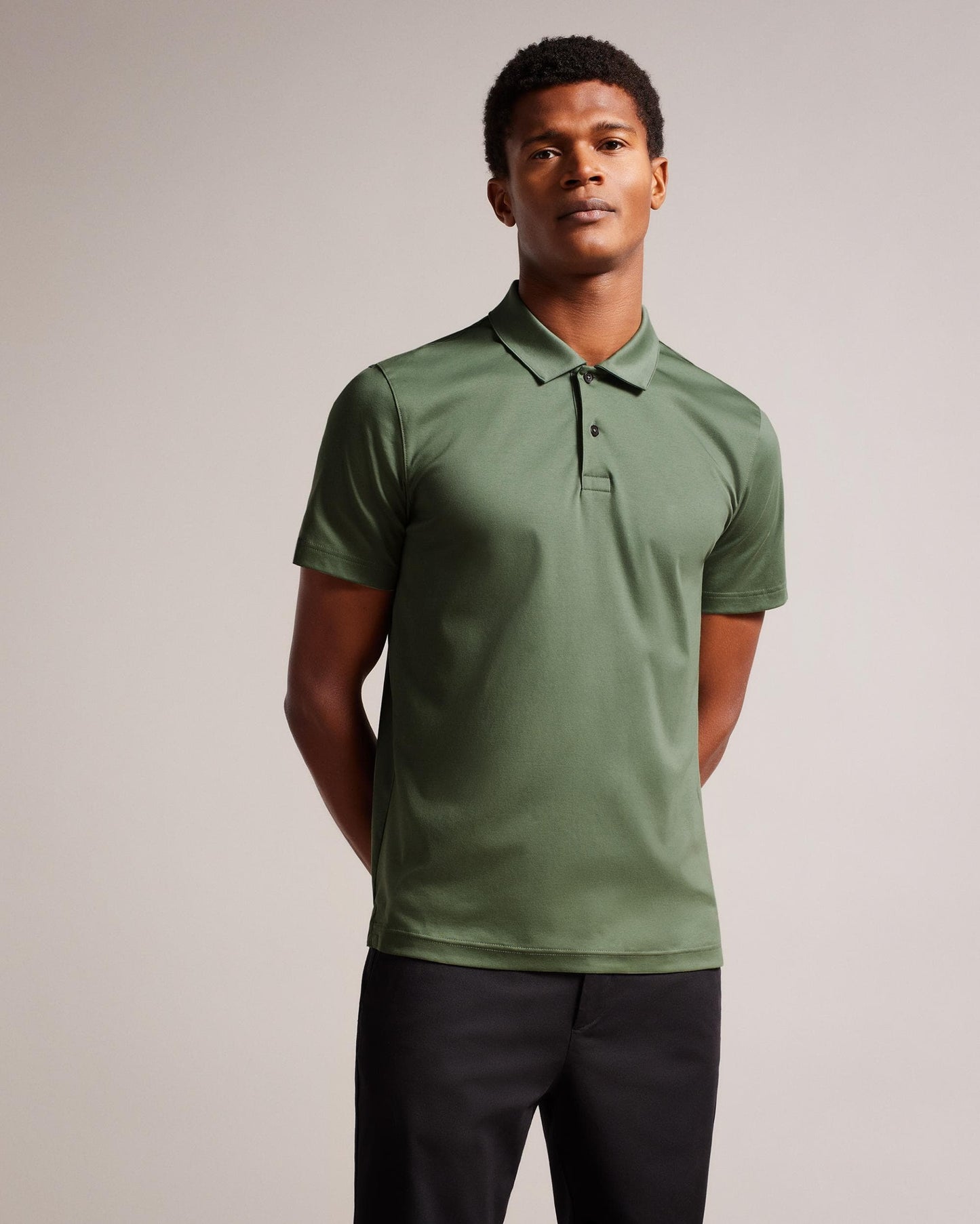 Ted Baker Zeiter Mens Short Sleeve Slim Soft Touch Polo
