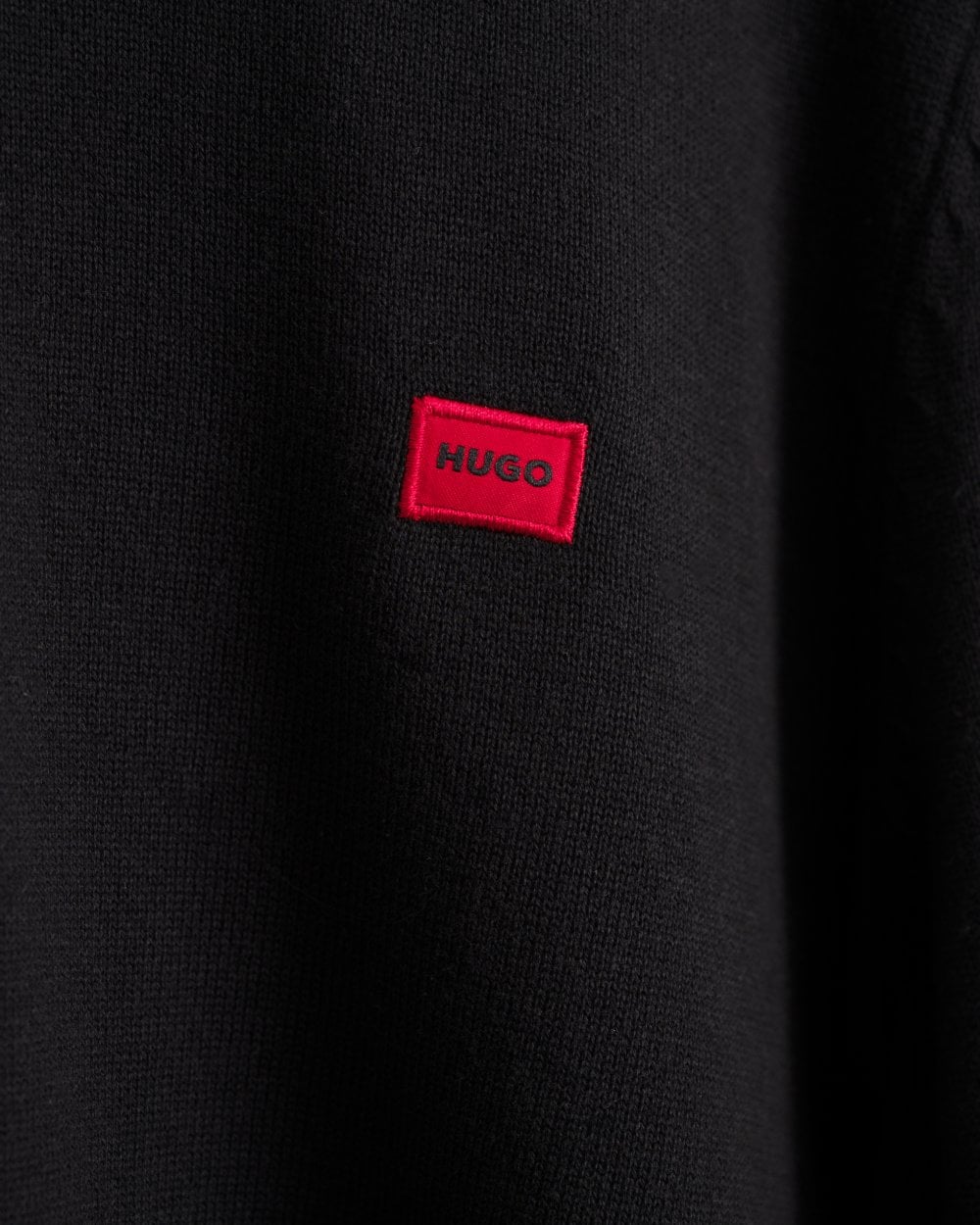 HUGO HUGO San Peer Mens Collared 1/4 Zip Jumper