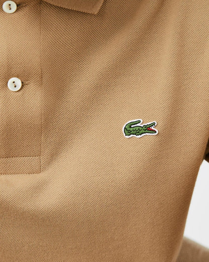 Lacoste Original L.12.12 Mens Long Sleeve Cotton Polo Shirt - Viennese 02S