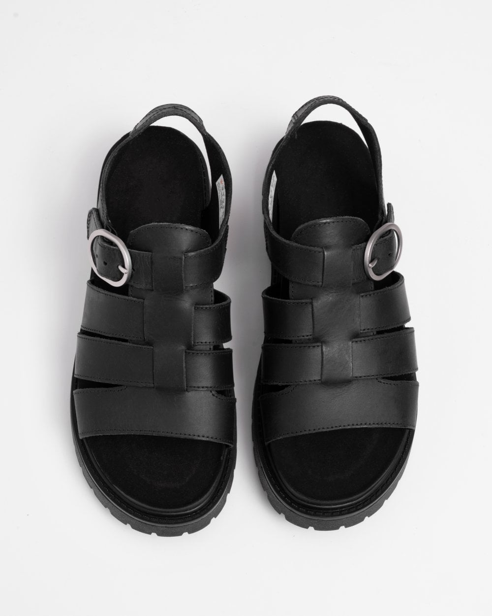 Timberland Clairemont Way Womens Fisherman Sandals - Black Full Grain - CHO - Designer Womens Sandals